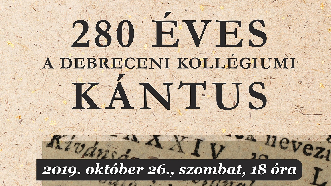 280 éves a Debreceni Kollégiumi Kántus