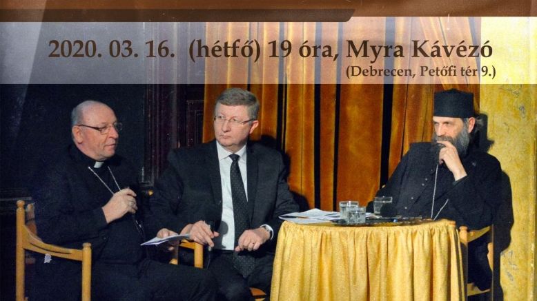 A három debreceni püspök a nagyböjt lelkületéről beszélget a Myra Kávézóban