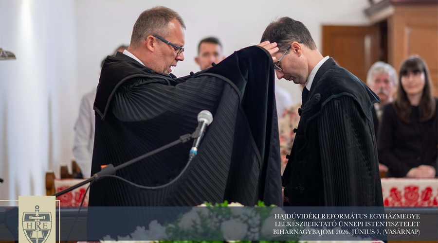 Beiktatták Török Andrást, a Biharnagybajomi Református Egyházközség lelkipásztorát - fotók