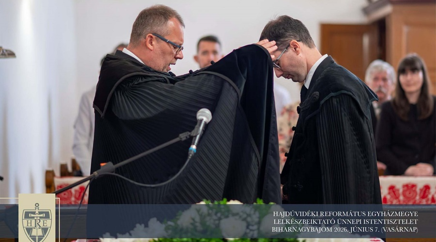 Beiktatták Török Andrást, a Biharnagybajomi Református Egyházközség lelkipásztorát - interjú